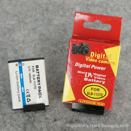 3.7V 1400mAh,High quality battery pack for Samsung SLB-1137D replacements, Made in china